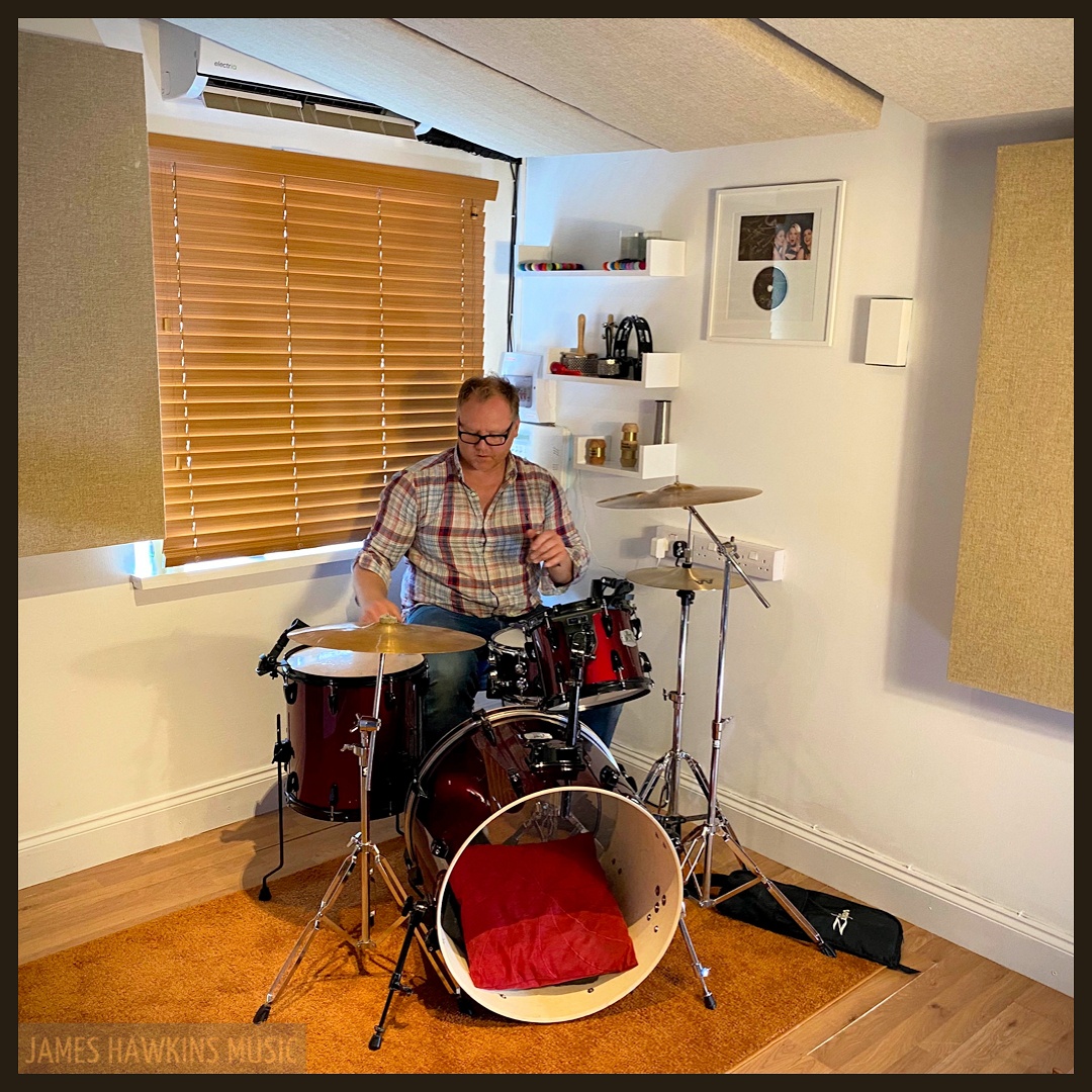 Recording drums in studio